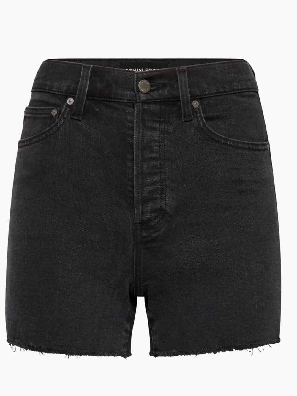 Aritzia Denim Forum high-Rise Black Denim Women’s Shorts